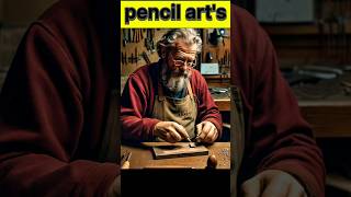 Top 5 pencil arts amazing artist facts shorts ytshorts history art [upl. by Jaban]