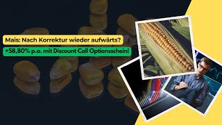 Mais Nach Korrektur wieder aufwärts 5880 pa mit Discount Call Optionsschein [upl. by Brendis]