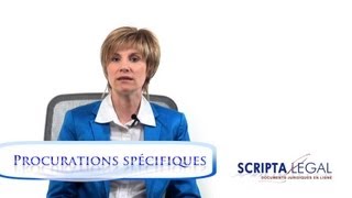 Procurations spécifiques [upl. by Ammadis]