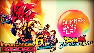 🚨¡IMPORTANTES NOTICIAS🚨 ¡ANIVERSARIO PARTE 2 ¡SUMMER GAME FEST SPRAKING ZERO DRAGON BALL LEGENDS [upl. by Llednik]