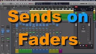 Sends on Faders swap  Logic Pro X [upl. by Hercule751]