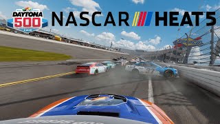 NASCAR Heat 5  Daytona 500 Full Gameplay [upl. by Hodess866]