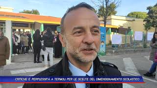 CRITICHE E PERPLESSITÀ A TERMOLI PER LE SCELTE DEL DIMENSIONAMENTO SCOLASTICO [upl. by Ladnar]