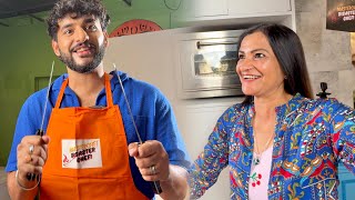 Food challenge se pehle Abhishek ne dee mummy ko warning [upl. by Ylenaj]