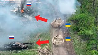 HIMARS destroys a huge Russian convoy with precise hits The Best Moments [upl. by Brinkema]