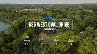 636 West Oval Drive Burlington  Aerial Video [upl. by Airdnal155]