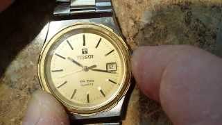 How to set the minute hand on a vintage Tissot PR516 Quartz watch [upl. by Seena]