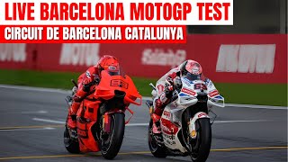 Live MotoGP Today Barcelona MotoGP Test  Marc Marquez Ducati Lenovo 2025 [upl. by Atirrehs890]