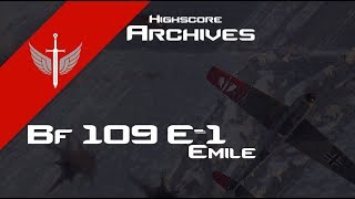 War Thunder So I Played Low Tier for once  Bf 109 E1 Highscore Archives  10Kill game [upl. by Alokin]