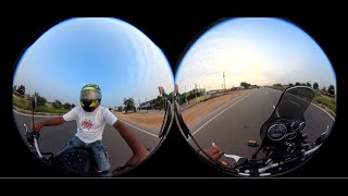 Paseo Matutino en Mi Motocicleta Himalaya Vista 360° de Ananthapur [upl. by Krug]