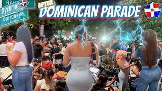 Dyckman NYC 2024 Dominican Parade After Party Walk Through [upl. by Adnohs]