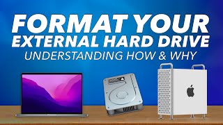 Understanding how to FORMAT your NEW External Hard Drive for your MAC  A look at Apple Disk Utility [upl. by Aneetsyrk]