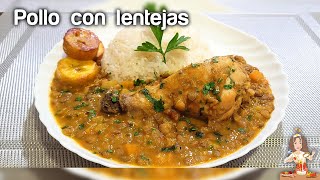 📌PREPARA LENTEJAS🍲 CON POLLO🐔 de esta forma y todos te pedirán la receta😘👌‼️ [upl. by Satterlee]