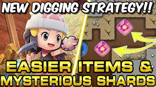 NEW DIGGING STRATEGY for the Grand Underground in BDSP EASIER ITEMS AND MYSTERIOUS SHARDS [upl. by Shakespeare32]