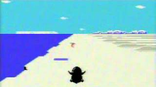 Antarctic Adventure Colecovision gameplay footage [upl. by Nylehtak]