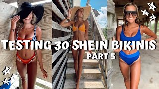 HUGE SHEIN BIKINI TRY ON HAUL  I bought 30 swimsuits under 15 [upl. by Ginni]