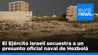 El Ejército israelí secuestra a un presunto oficial naval de Hezbolá en una incursión marítima en… [upl. by Ase139]