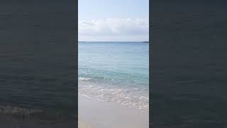 Bubbling Ocean Waves at Elafonisi Beach in Greece Nature Sounds Video [upl. by Bainter]