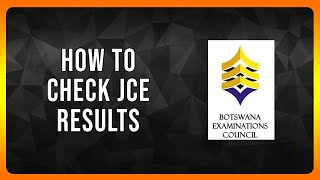 How to Check JCE Results Online in 2024 [upl. by Odlawso787]