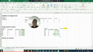 excel level 3  cel absoluut maken [upl. by Hadsall849]