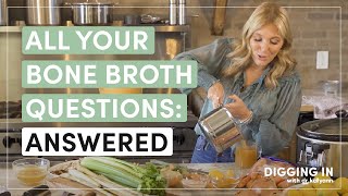 Bone Broth HowTos Recipes Health Benefits and History  Digging In with Dr Kellyann [upl. by Benenson549]