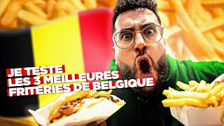 JE TESTE LES 3 MEILLEURES FRITERIES DE BELGIQUE  EN 4H 🍟🇧🇪 [upl. by Nodnarg]