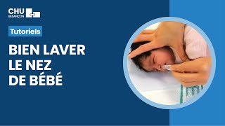 Comment laver le nez de son bébé [upl. by Averi810]