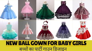 new gown dress for baby girlsball gown for girlsprincess frocks for kids girls gown ballgown [upl. by Yonah357]