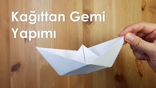 Kağıttan Gemi Yapımı A4 kağıt [upl. by Yle251]