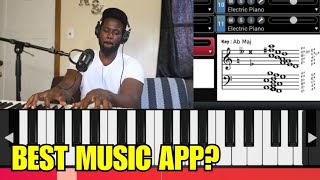 How To Display A Virtual Piano On Screen  Midiculous Review Best Music App [upl. by Apgar]