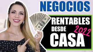 NEGOCIOS RENTABLES DESDE CASA 20212022 [upl. by Ydal297]