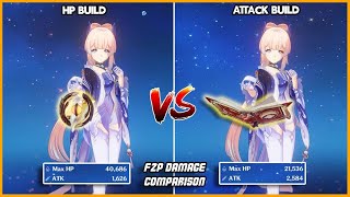 Kokomi F2P Builds Damage Comparison  Genshin Impact [upl. by Rice551]