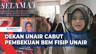 Anggota DPR Desak Unair Cabut Pembekuan BEM FISIP soal Bunga Prabowo [upl. by Beata]