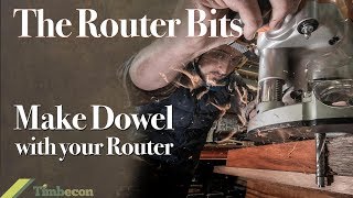 The Router Bits  Make Custom Dowel with Your Router [upl. by Lrae]