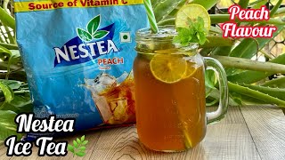 NESTEA  NESTEA Iced Tea Recipe  How to make Iced Tea with Nestea  Nestea Peach Flavour [upl. by Hahnke956]