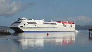 HSS Stena Voyager at Stranraer 10 May 2009 [upl. by Aimet]