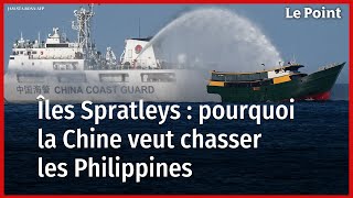 Îles Spratleys  pourquoi la Chine veut chasser les Philippines [upl. by Relyks483]