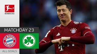 Lewy Turns Match vs Fürth  Bayern  Greuther Fürth 41  All Goals  Matchday 23 – Bundesliga 2122 [upl. by Heins]