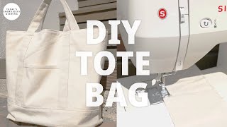 diy tote bag sewing tutorials for beginners youtube How to sew a tote bag with lining2023 [upl. by Gilbertina270]