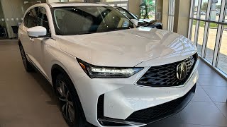 Platinum White 2025 Acura MDX Tech Walkaround [upl. by Izabel]