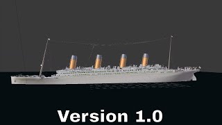 Titanic Real Time Sinking Previs 1 [upl. by Nirhtak]