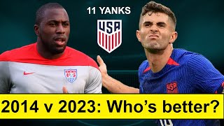 Comparing USMNT teams 2014 v 2023 l Is this really the best USMNT ever [upl. by Nailuj73]