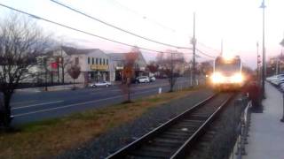 Riverline Light Rail approaching Palmyra Station [upl. by Enreval484]