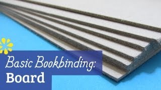 Bookbinding Cover Board [upl. by Marsh]