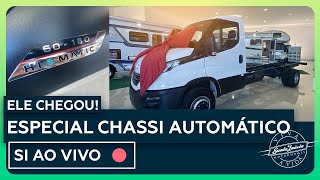 AO VIVO CHASSI IVECO AUTOMÁTICO PARA MOTORHOMES SANTO INÁCIO JÁ ESTÁ NA FÁBRICA [upl. by Ettesel]