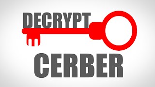 Decrypt Cerber Ransomware for Free [upl. by Encratis]