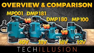 🔥THE BIG COMPARISON All MAKITA cordless inflators😨😱 Makita MP001GZ DMP181Z DMP180Z MP100D test [upl. by Atirb80]