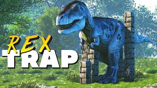 How to Build a Rex Taming Trap  Ark [upl. by Adnalram414]