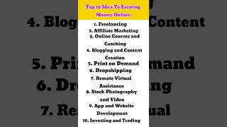 Who to Earn Money Online onlineearning shortvideo shorts [upl. by Unity]