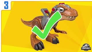 How to assemble the Imaginext Jurassic World Jurassic Rex  Instructional video [upl. by Anastassia]